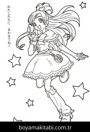 Glitter Force boyama sayfası – ücretsiz yazdır, boyama etkinliği