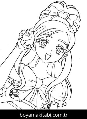 Glitter Force boyama sayfası – yaratıcılık, eğlenceli etkinlik