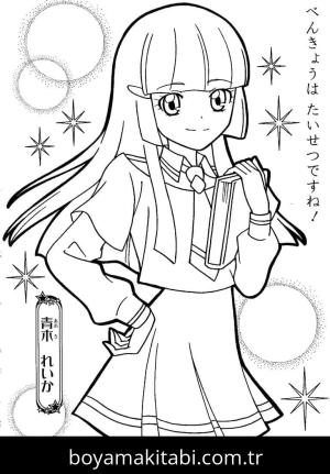 Glitter Force boyama sayfası – çocuklar için, çizgi film temalı