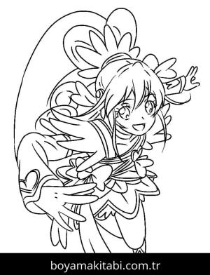 Glitter Force boyama sayfası – evde etkinlik, ücretsiz yazdır