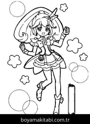 Glitter Force boyama sayfası – çocuk aktivitesi, PDF indir