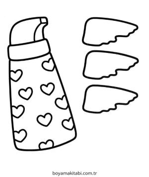 Glow boyama sayfası – çocuklar için, çizgi film temalı