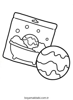 Glow boyama sayfası – basit çizim, kolay boyama