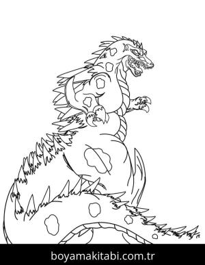 Godzilla Boyama