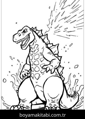 Godzilla Boyama