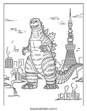 Godzilla Boyama