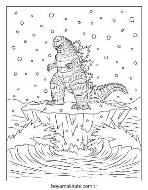Godzilla Boyama