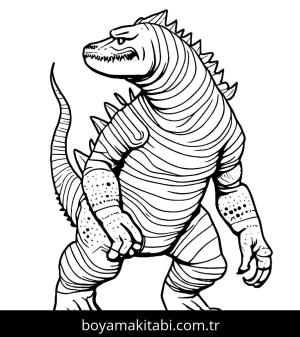 Godzilla boyama sayfası,  coloring page, , 