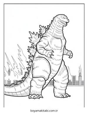 Godzilla Boyama