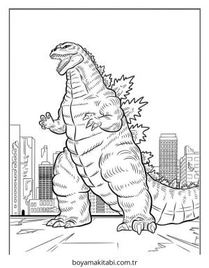 Godzilla Boyama