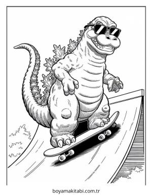 Godzilla Boyama