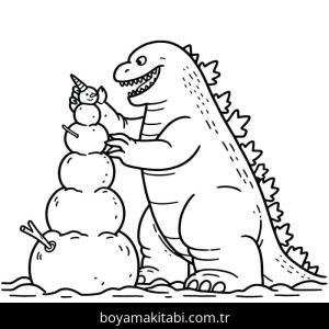 Godzilla Boyama