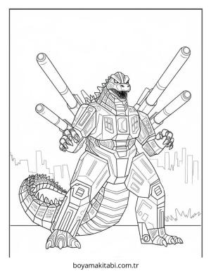 Godzilla Boyama