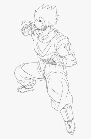 Gohan boyama sayfası,  coloring page, Gohan Kızgın, 