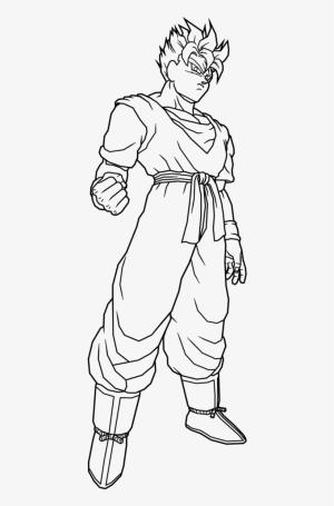 Gohan boyama sayfası,  coloring page, Süper Saiyan Gohan, 