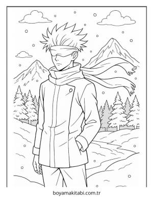 Gojo boyama sayfası – yaratıcılığı geliştirir, keyifli zaman