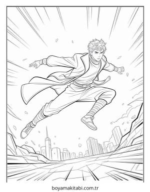 Gojo boyama sayfası – okul öncesi, evde etkinlik