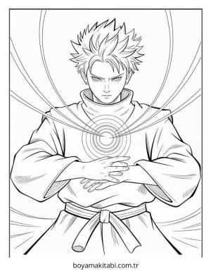 Gojo boyama sayfası – eğlenceli etkinlik, el becerilerini geliştirir