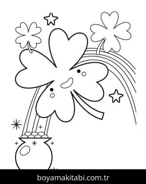 Gökkuşağı boyama sayfası – renkli çizimler, okul öncesi