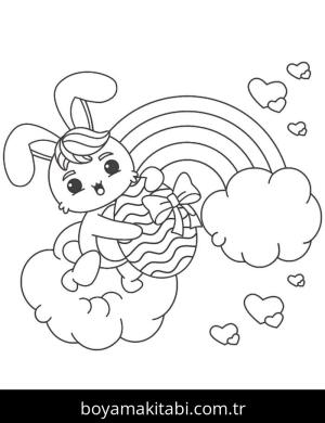 Gökkuşağı boyama sayfası – evde etkinlik, ücretsiz yazdır