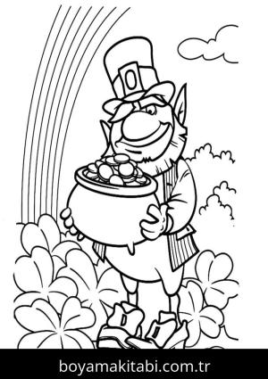 Gökkuşağı boyama sayfası – çocuk aktivitesi, PDF indir