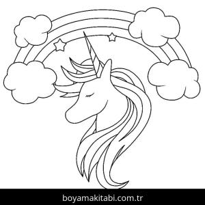 Gökkuşağı boyama sayfası – evde etkinlik, ücretsiz yazdır