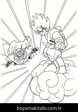Son Goku boyama sayfası – ücretsiz yazdır, boyama etkinliği