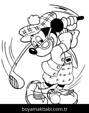 Golf boyama sayfası – ücretsiz yazdır, boyama etkinliği