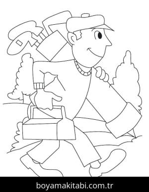 Golf boyama sayfası – eğitici aktivite, yaratıcılık