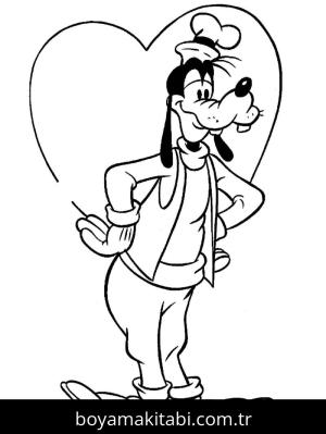 Goofy boyama sayfası – yaratıcılığı geliştirir, keyifli zaman