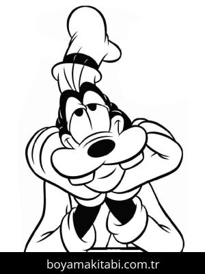 Goofy boyama sayfası – yaratıcılık, eğlenceli etkinlik