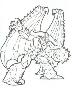 Gormiti boyama sayfası,  coloring page, Dünyanın kabilesinden mutant., 