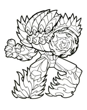 Gormiti boyama sayfası,  coloring page, Ateş canavarı., 