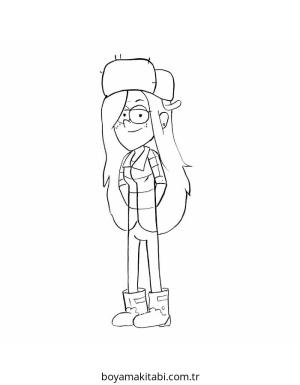 Gravity Falls boyama sayfası – ücretsiz yazdır, boyama etkinliği