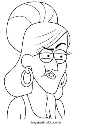 Gravity Falls boyama sayfası – boyama etkinliği, çocuk aktivitesi
