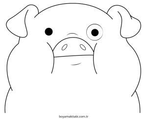 Gravity Falls boyama sayfası – yaratıcılık, eğlenceli etkinlik