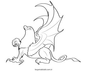 Griffin boyama sayfası – evde etkinlik, ücretsiz yazdır