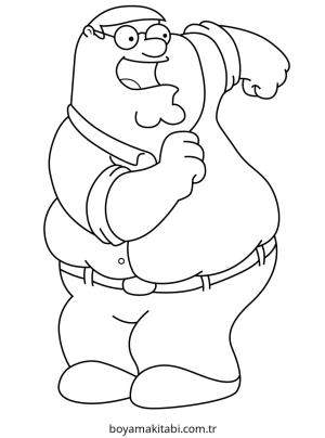 Griffin boyama sayfası – basit çizim, kolay boyama