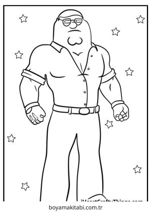 Griffin boyama sayfası – okul öncesi, evde etkinlik