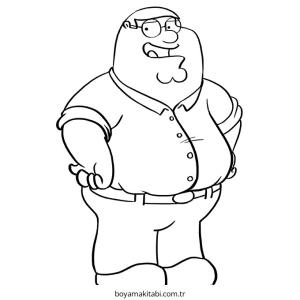 Griffin boyama sayfası – PDF indir, sevimli karakter