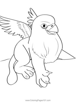 Grifon boyama sayfası,  coloring page, Bebek Griffin, 