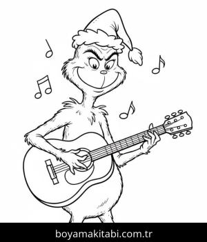 Grinç boyama sayfası – ücretsiz yazdır, boyama etkinliği