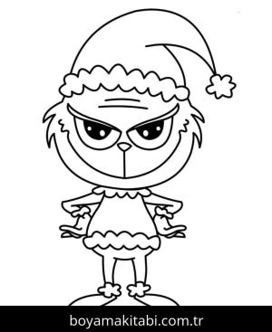 Grinç boyama sayfası – yaratıcılığı geliştirir, keyifli zaman