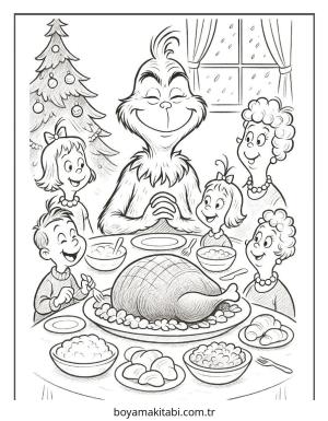 Grinch Boyama Sayfaları