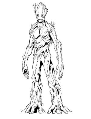 Groot boyama sayfası,  coloring page, Eski Groot, 