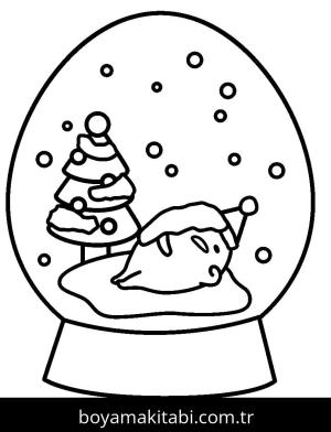 Gudetama boyama sayfası – renkli çizimler, okul öncesi