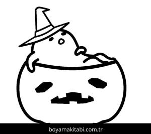 Gudetama boyama sayfası – el becerilerini geliştirir, boyama çalışması