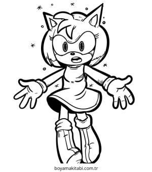 Gül boyama sayfası – PDF indir, sevimli karakter