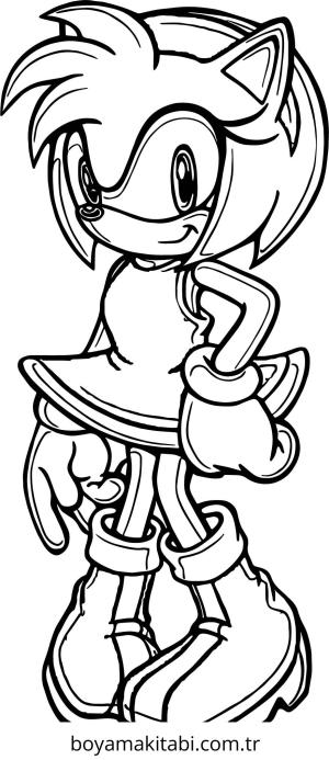 Gül boyama sayfası – okul öncesi, evde etkinlik