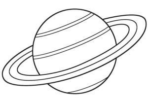 Güneş Sistemi boyama sayfası,  coloring page, Güneş Sistemindeki Dev Gezegen, 